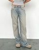 Imagen de Low Rise Parallel Jeans en Sand Bleach Extreme