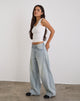 Imagen de Low Slung Roomy Jeans en Breeze Blue Wash