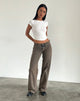 Imagen de Low Rise Parallel Jeans en Dark Sand