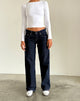 Imagen de Low Rise Parallel Jeans en Indigo