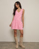 Imagen de Magare Mini Vestido en Mini Gingham Melocotón