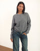 Imagen de Maira Zip Through Jacket in Knit Grey