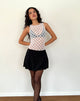 Imagen de Maloe Camiseta de tirantes con estampado de encaje en blanco