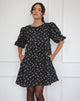 Imagen de Marate Vestido Midi en Tierra Floral Negro