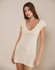 Imagen de Mariza Mini Dress in Pointelle Ivory