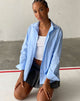 Imagen de Mavis Button Up Shirt in Poplin Sky Blue