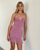 Imagen de Micaya Mini Vestido de Malla Malva