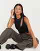 imagen de Min Cutout Crop Top en Negro