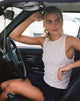 Imagen de Monelo Vest Top in Textured Mesh Blanco