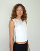 Imagen de Moni Vest Top en Mesh Marfil
