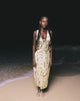 Imagen de Lasanda Maxi Vestido de Raso en Bohemio Floral Amarillo