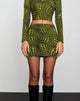 Imagen de Kinan Falda Bodycon Verde Óptico