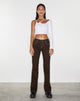 Imagen de Low Rise Bootleg Jeans en Bitter Chocolate