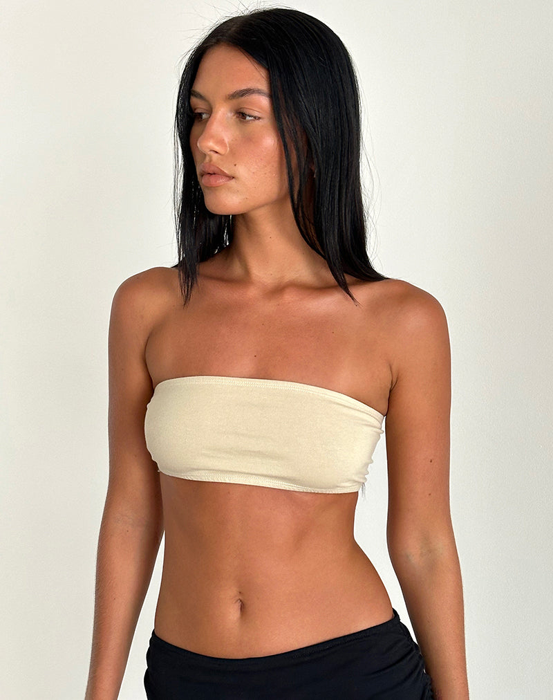 Nabel Micro Tube Top en Leche de Coco