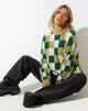 imagen de Namari Jumper en Checker Green Cream