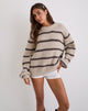 Imagen de Namirta Jumper in Mono Stripe Oat