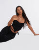 imagen de Ketia Crop Top en Zebra Flock Negro