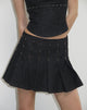 Imagen de Gatlin Falda en Chambray Tachuelas Negro