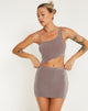 imagen de Natsumi Cut Out Mini Dress in Charcoal
