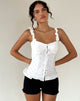 Imagen de Neroli Corset Top en Broderie Blanco