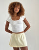 Imagen de la minifalda Nidya A-Line en Buttermilk