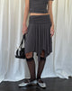 Imagen de Norali Waterfall Midi Skirt in Grey