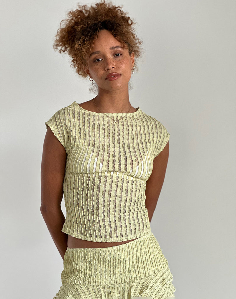Top Nova en Crinkle Sage