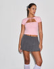 imagen de Novalie Tie Front Top in Ballet Pink