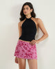 Imagen de la minifalda Osuya en Stencil Flor Rosa
