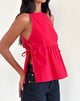 Imagen de Palsi Tie Side Top sin mangas en Tango Rojo