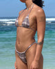 Imagen del sujetador de bikini Pami en tartán morado