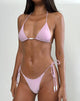 Imagen de braguita de bikini Lentra lila con abalorios