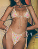 Imagen de braguita de bikini Leyna en rosa abstracto floral Swim