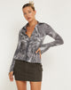 imagen de Phole Button Up Shirt en Dystopian Crease Grey