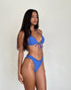 Imagen de la braguita de bikini Veroly en azul real