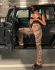 Imagen de MOTEL X IRIS Straight Leg Jeans en Laser Swirl Marrón
