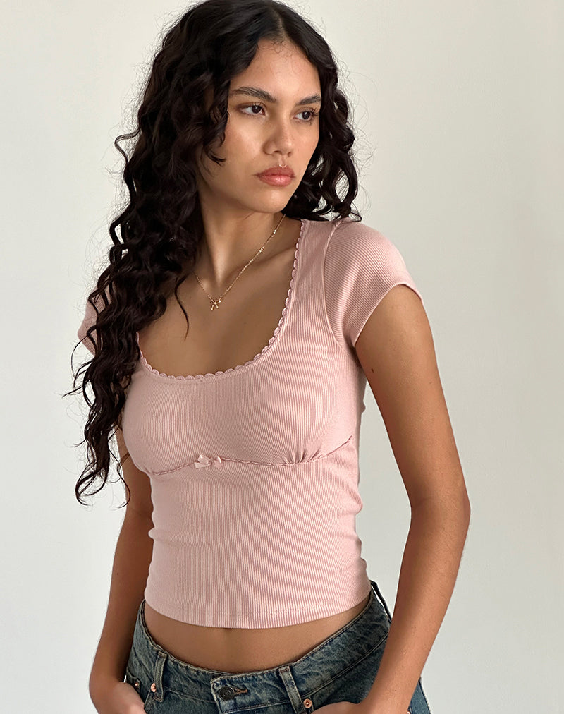Top Rada en Rib Pink Lady
