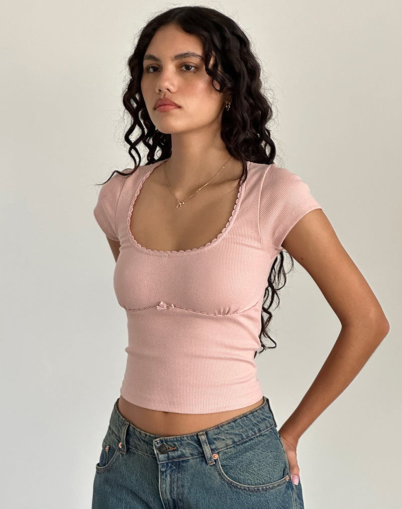 Top Rada en Rib Pink Lady
