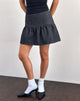Imagen de Raffita Minifalda en Denim Negro Chambray