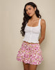 Imagen de Raffita Minifalda en Floral Rosa
