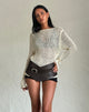 Imagen de Rajiya Open Weave Jumper en marfil