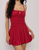 Imagen de Rasmil Bubble Mini Dress in Adrenaline Red