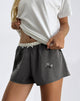 Imagen de Rata Shorts in Floral Embroidered Charcoal