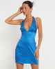 Imagen de Coda Slip Dress in Satin Blue