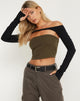 imagen de Eloa Shrug Top en Negro