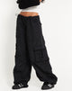 imagen de Fabio Wide Leg Cargo Trousers en Negro