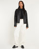 imagen de MOTEL X BARBARA Low Rise Parallel Jeans en True White