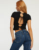 Imagen de Surtie Crop Top en Lycra Negro