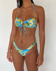 Imagen de Braguita de bikini Farida en azul acuarela floral