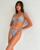 Imagen del top de bikini Ricoa de rayas florales
